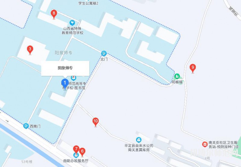 陽泉師范高等專科學校2023年地址在哪里